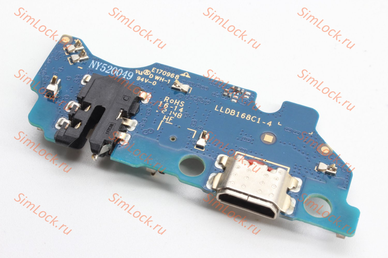 Нижняя плата (шлейф) Samsung A032F Galaxy A03 Core с разъемом зарядки, К-1