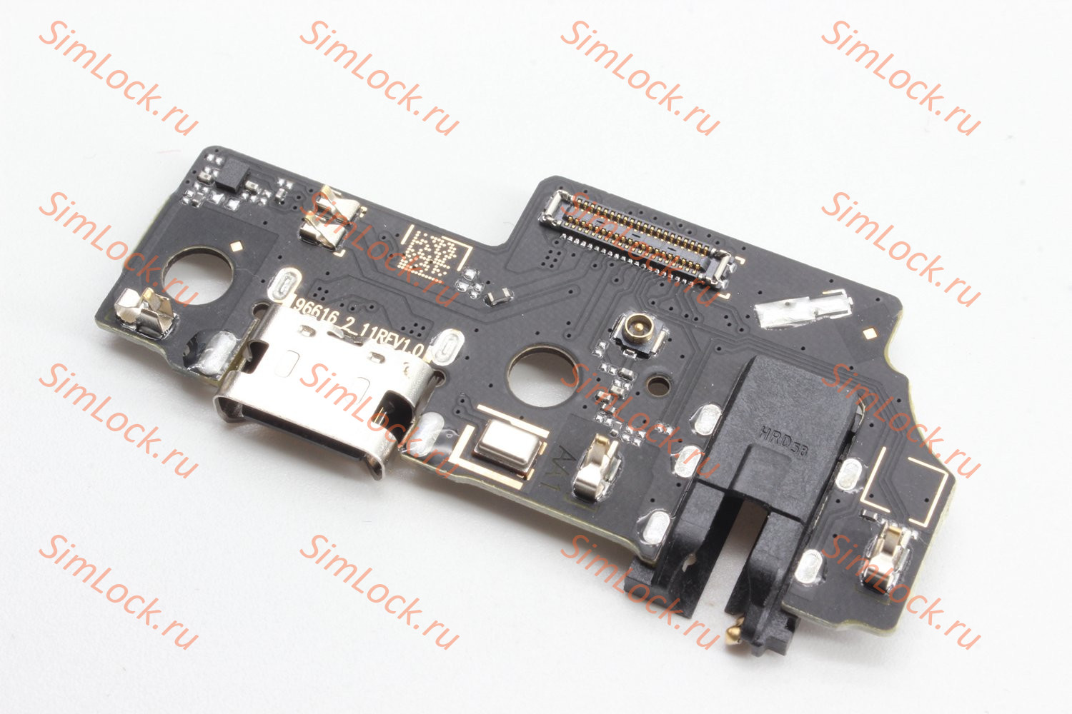 Нижняя плата (шлейф) Samsung A045F Galaxy A04 с разъемом зарядки, К-3