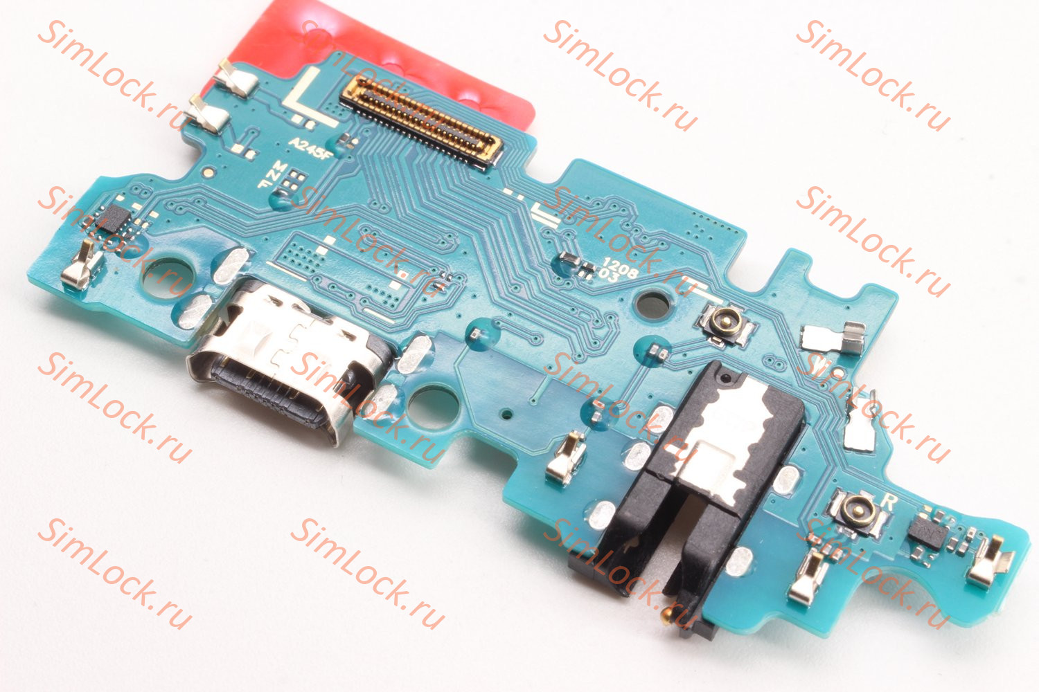 Нижняя плата (шлейф) Samsung A245F Galaxy A24 с разъемом зарядки, К-3