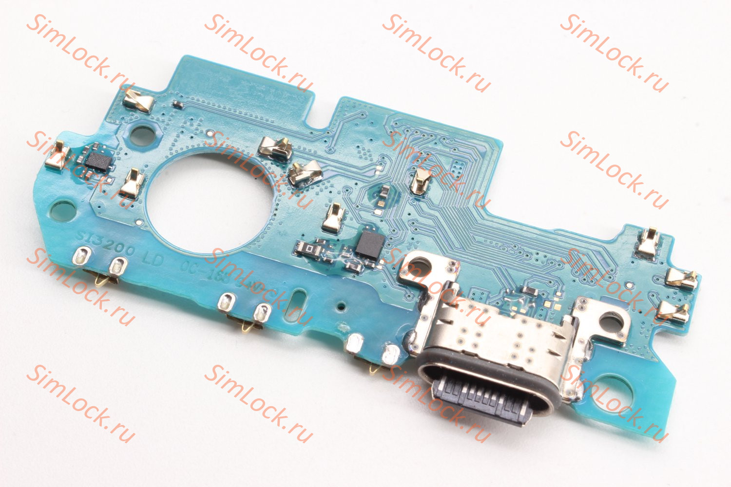 Нижняя плата (шлейф) Samsung A346B Galaxy A34 5G с разъемом зарядки, К-2