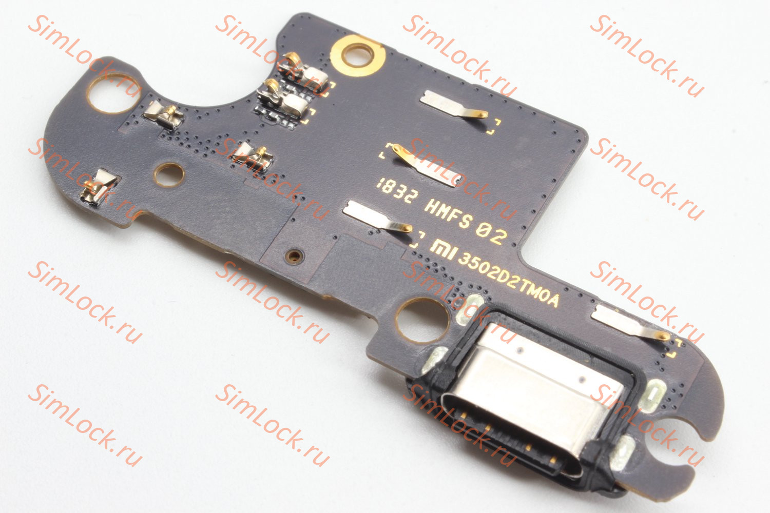 Нижняя плата (шлейф) Xiaomi Mi 8 Lite, с разъемом зарядки, оригинал