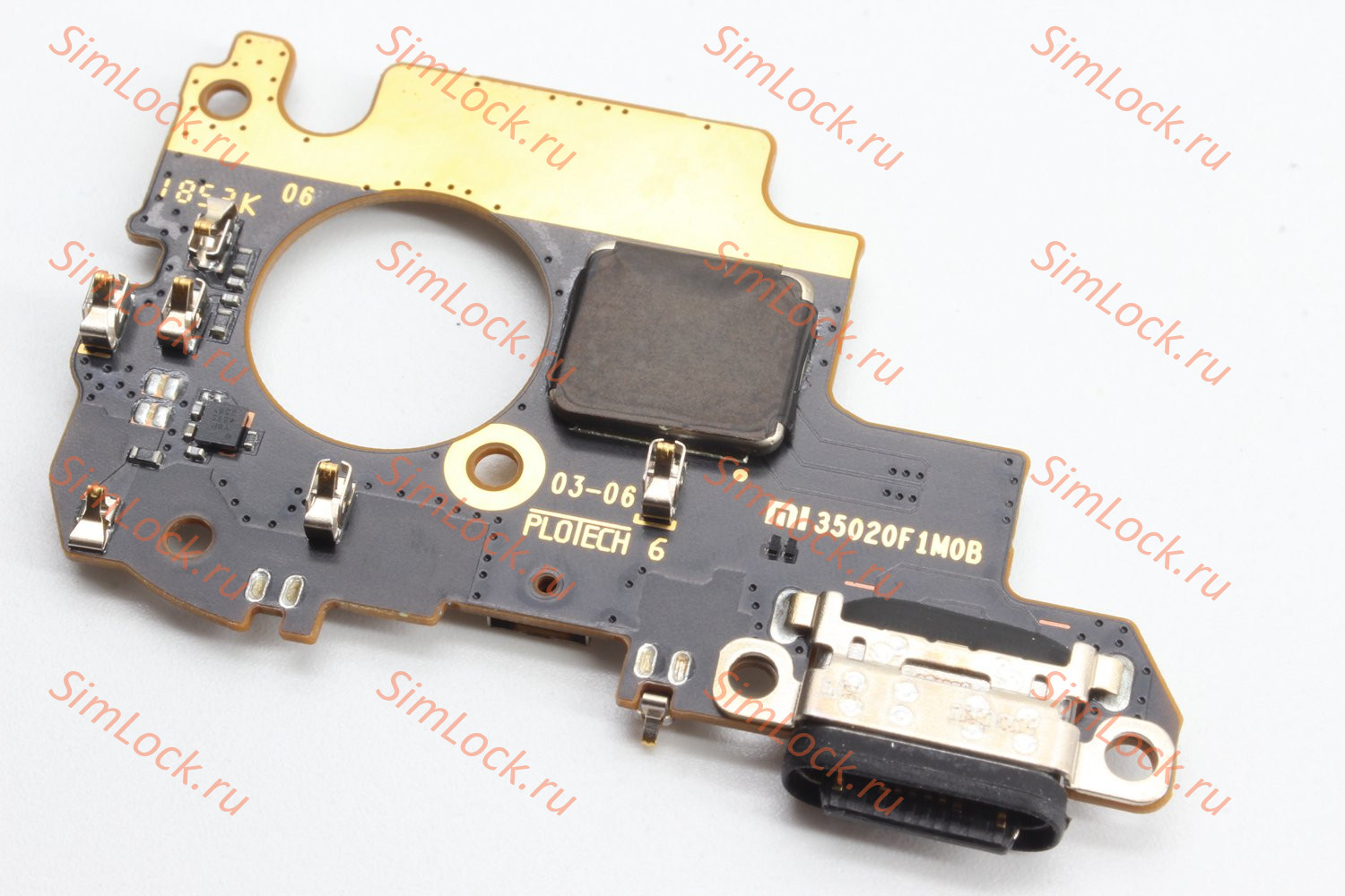 Нижняя плата (шлейф) Xiaomi Mi 9, с разъемом зарядки, К-1
