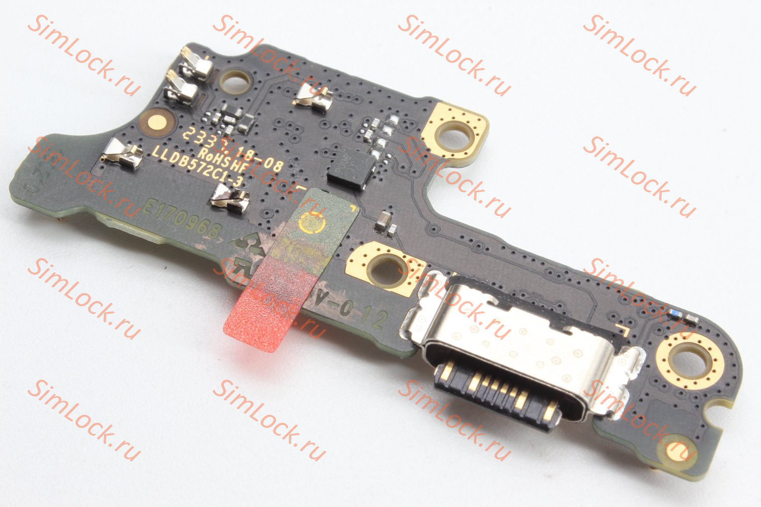 Нижняя плата (шлейф) Xiaomi Redmi 13C, Poco C65, с разъемом зарядки (23108RN04Y 2310FPCA4G), К-1