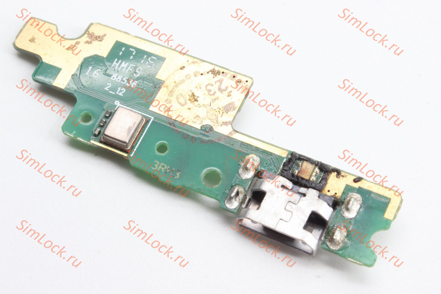 Нижняя плата (шлейф) Xiaomi Redmi 4X, с разъемом зарядки, оригинал с разбора