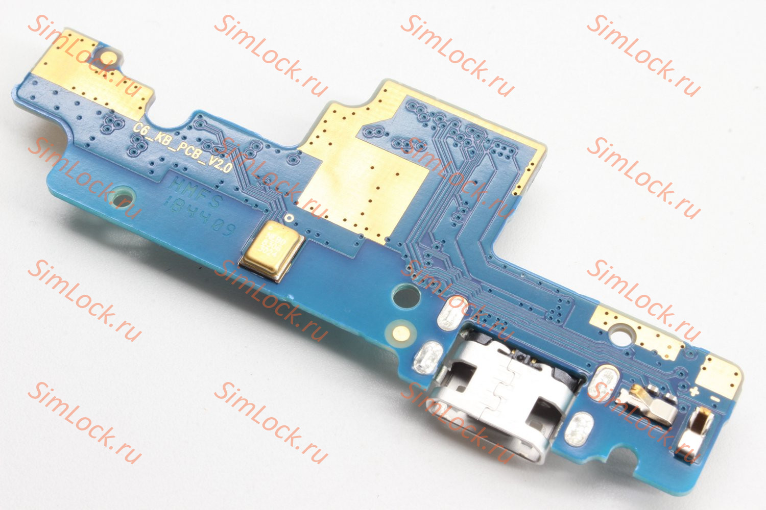 Нижняя плата (шлейф) Xiaomi Redmi Note 4X с разъемом зарядки, оригинал