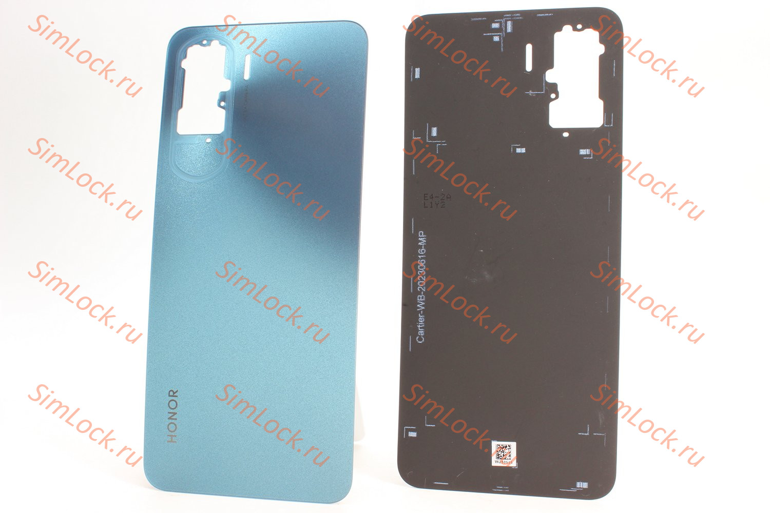 Задняя крышка Honor 90 Lite (CRT-NX1), голубой, К-1