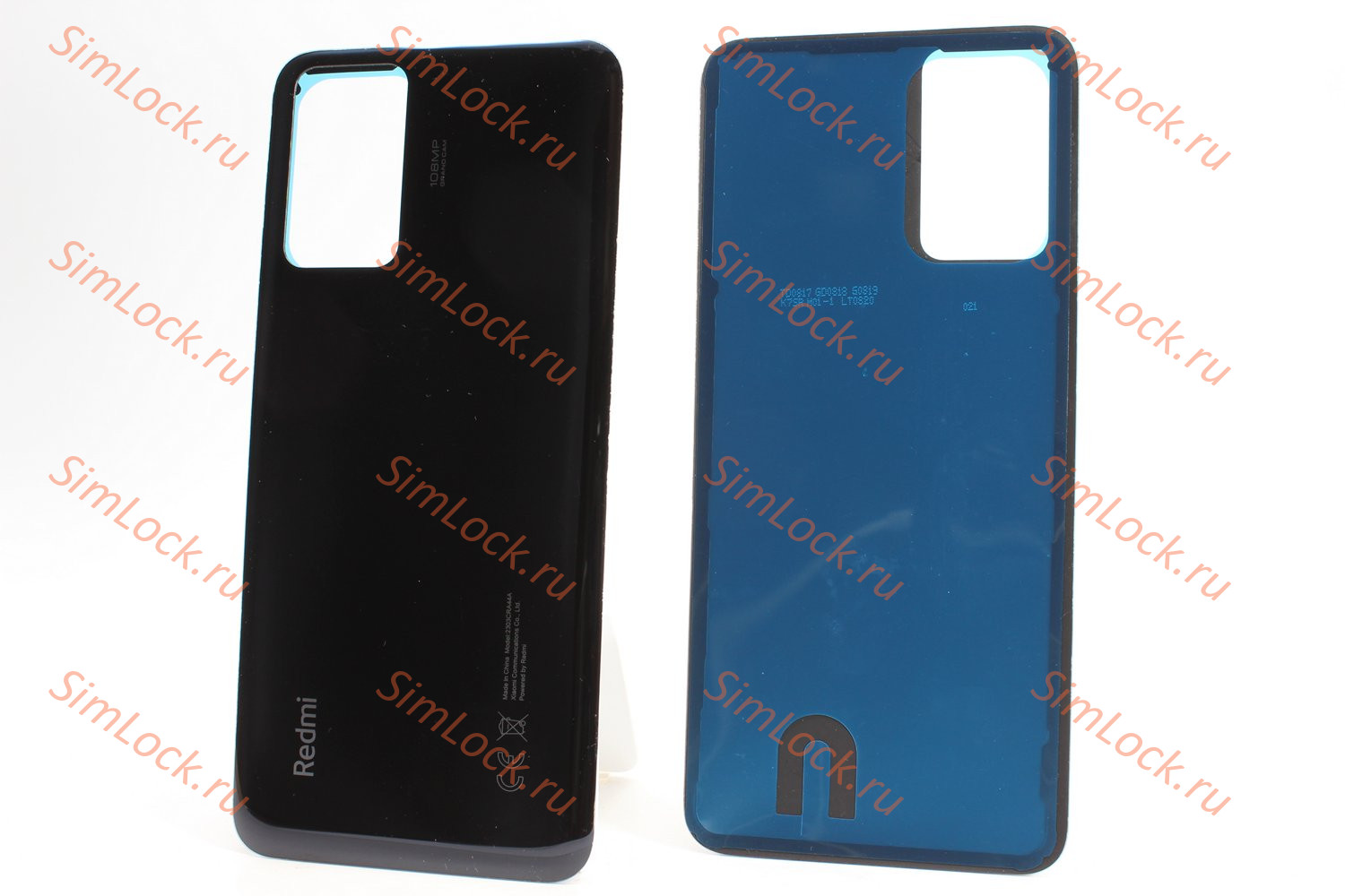 Задняя крышка Xiaomi Redmi Note 12S (2303CRA44A), черный, К-1