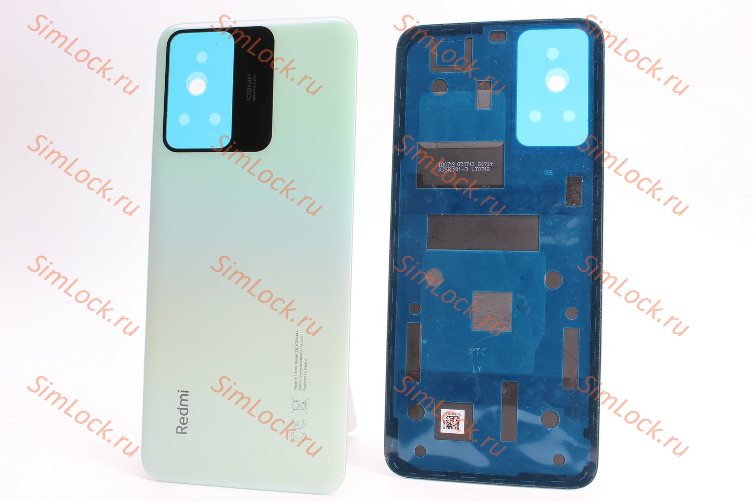 Задняя крышка Xiaomi Redmi Note 12S (2303CRA44A), зеленый, К-1