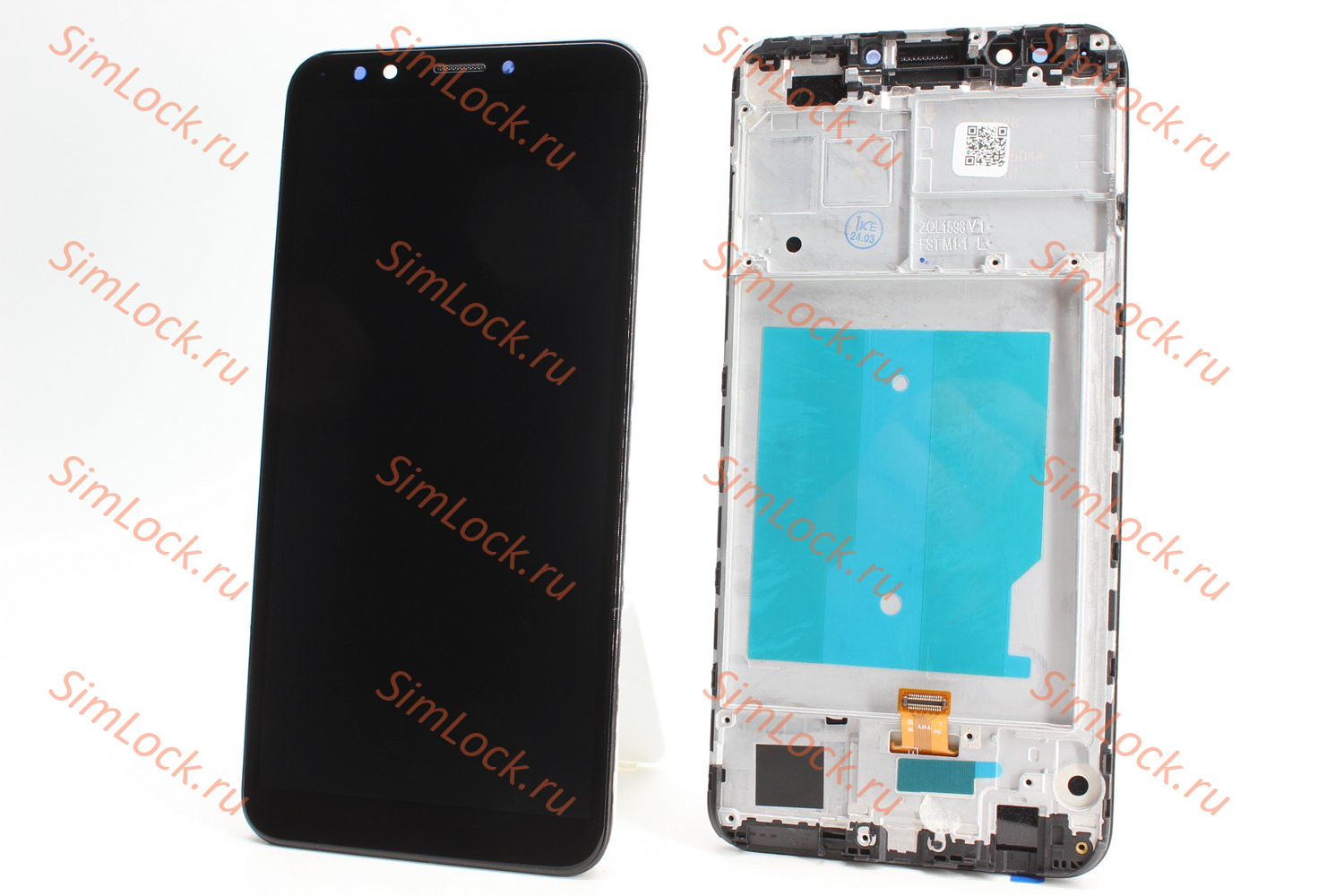 Дисплей Honor 7C Pro (LND-AL30), Huawei Y7 Prime 2018 (LDN-L21), в рамке, черный, К-1