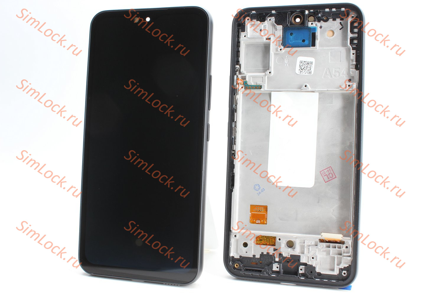 Дисплей Samsung A546E Galaxy A54 5G, OLED, small size, в черной рамке, К-1