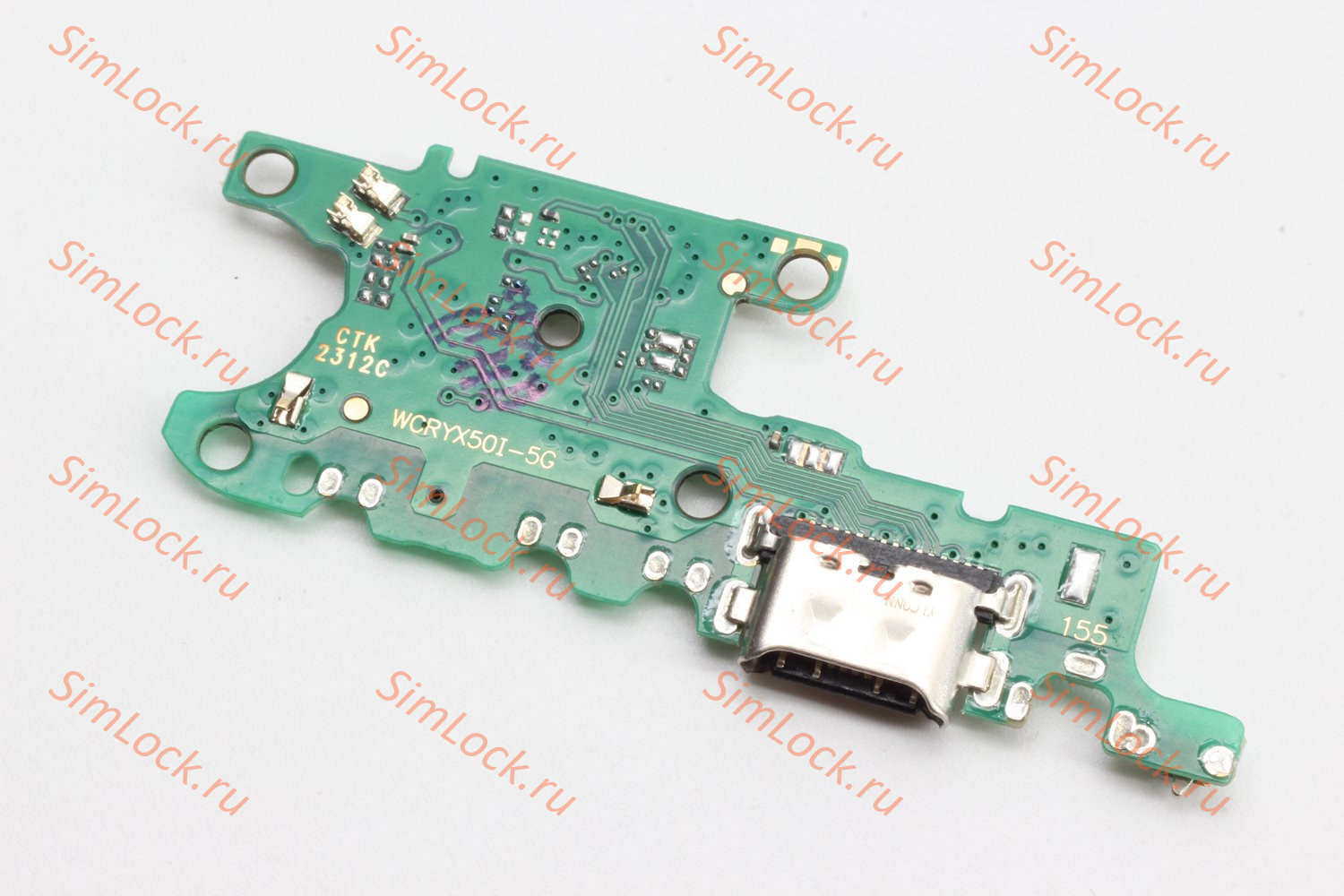 Нижняя плата (шлейф) Honor X8a (CRT-LX1), Honor 90 Lite (CRT-NX1) с разъемом зарядки, К-4