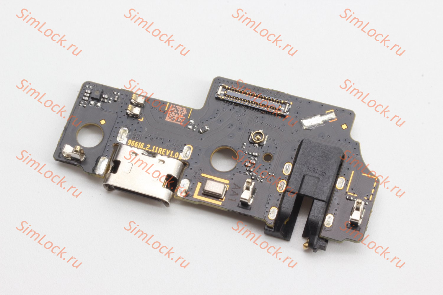 Нижняя плата (шлейф) Samsung A045F Galaxy A04 с разъемом зарядки, К-1