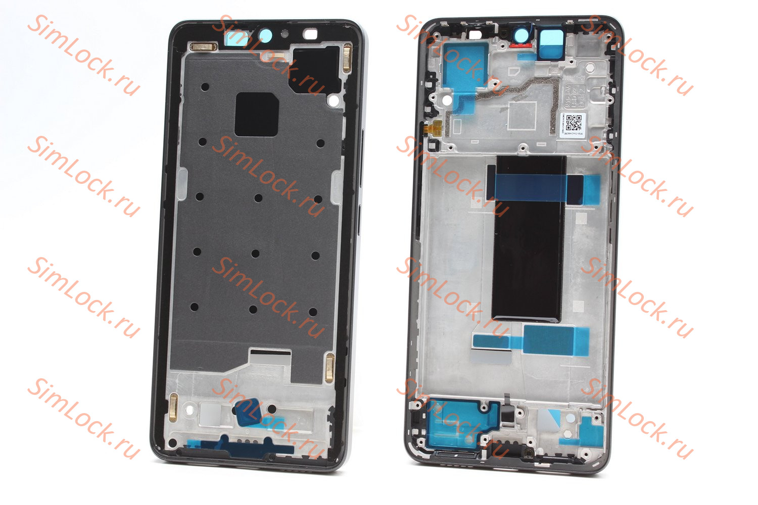 Рамка дисплея Xiaomi Redmi Note 13 Pro 5G, Poco X6 5G, черный, оригинал