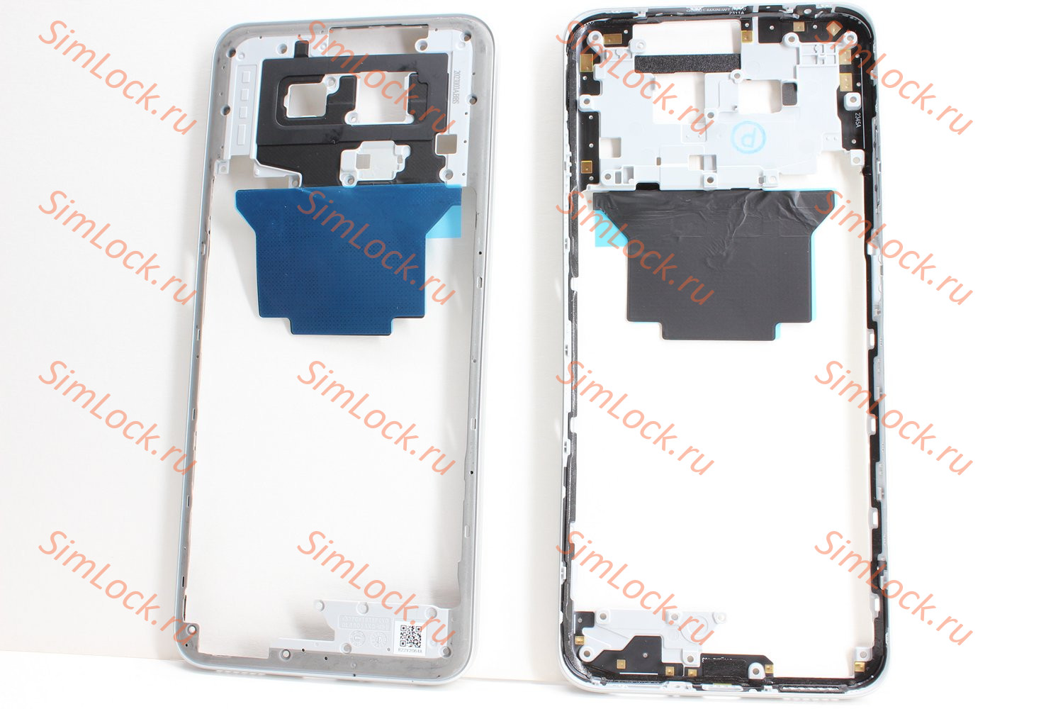 Средняя часть корпуса Huawei Nova Y91 (STG-LX1), серебристый, К-1