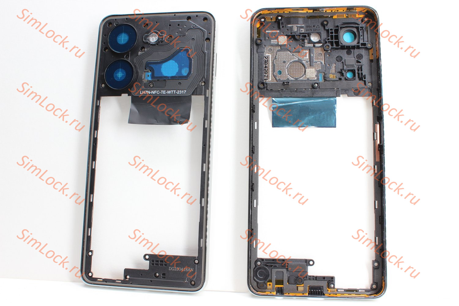 Средняя часть корпуса Tecno Pova 5 (LH7n), золотистый, оригинал