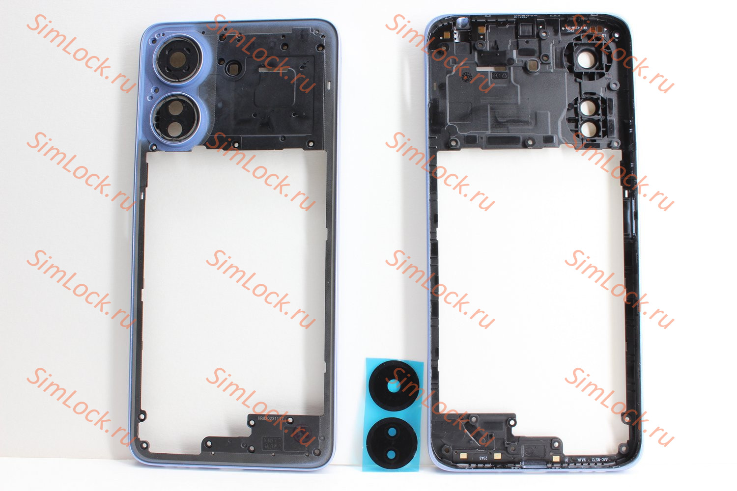 Средняя часть корпуса Xiaomi Poco C65, фиолетовый, К-1