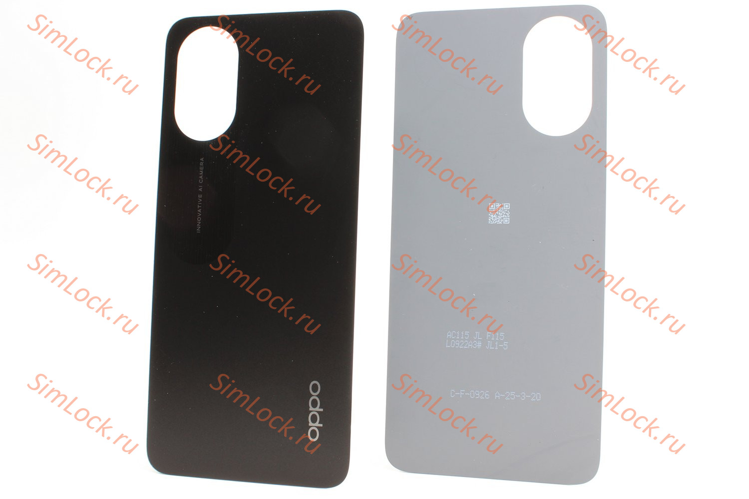 Задняя крышка Oppo A18 (CPH2591), A38 (CPH2579), черный, К-1