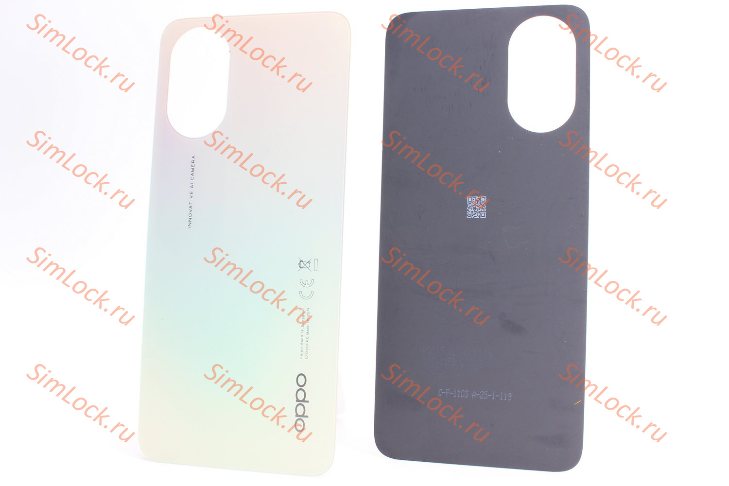 Задняя крышка Oppo A18 (CPH2591), A38 (CPH2579), золотистый, К-1