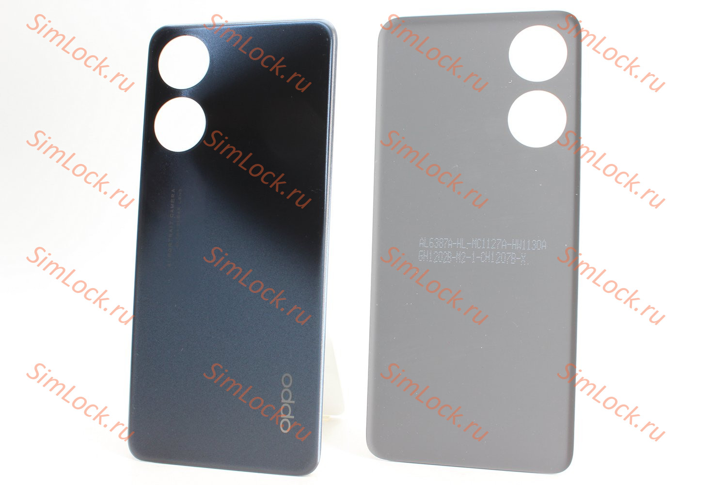 Задняя крышка Oppo Reno 8T 4G (CPH2481), черный, К-1