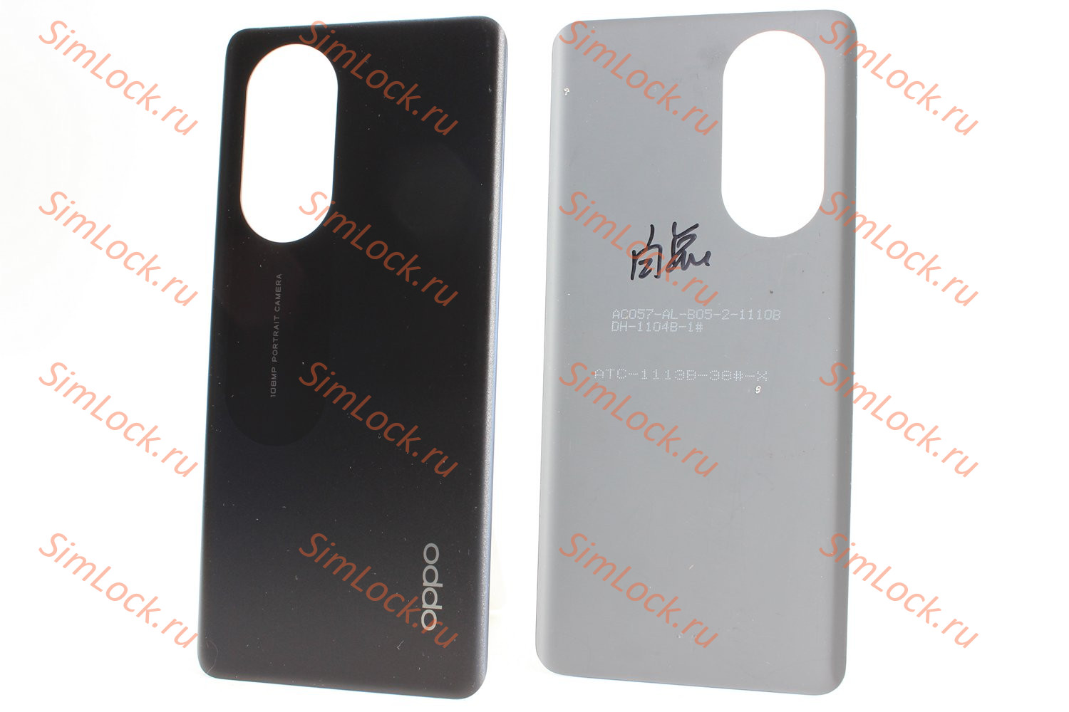 Задняя крышка Oppo Reno 8T 5G (CPH2505), черный, К-1