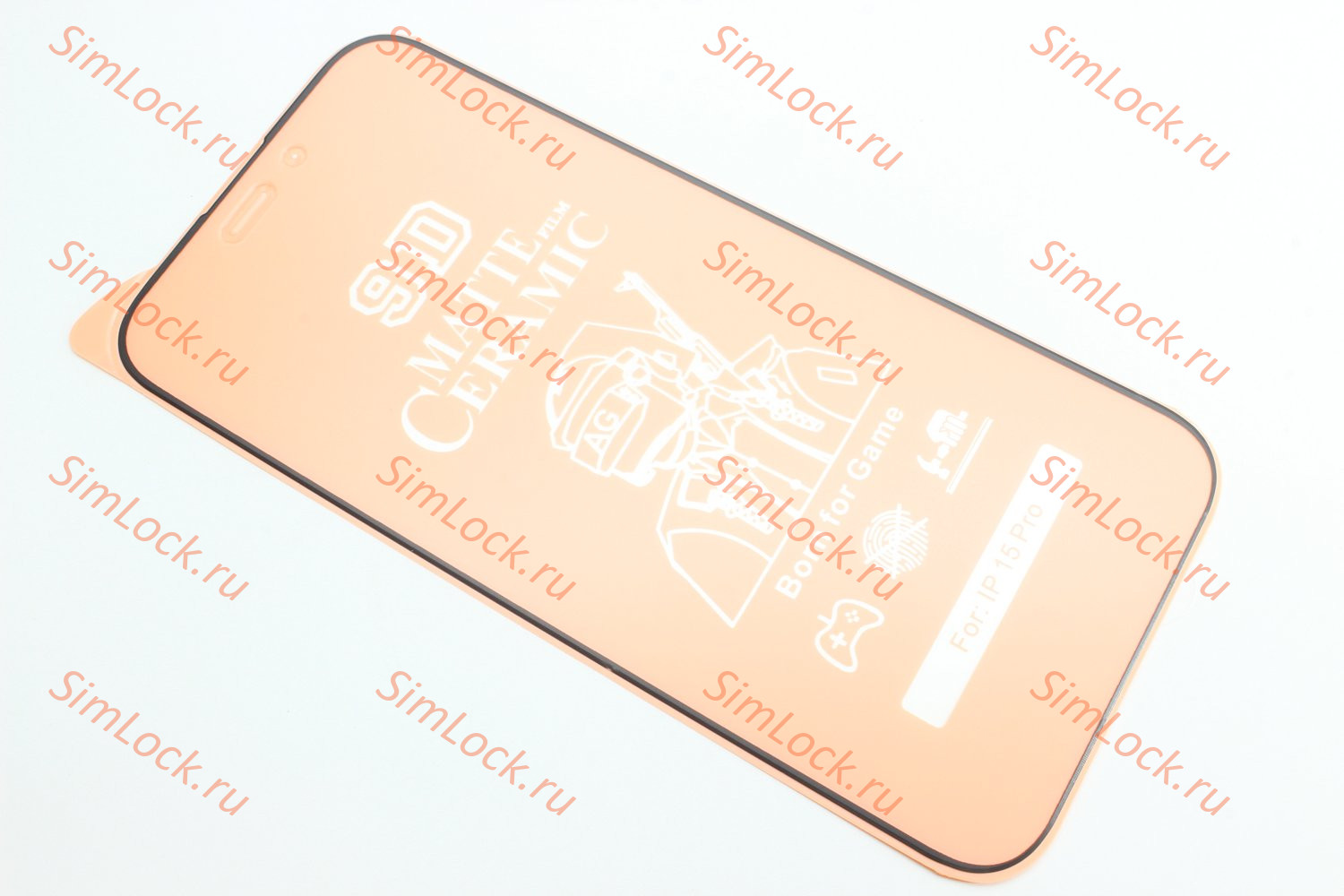 Защитная пленка Ceramic iPhone 15 Pro, матовая