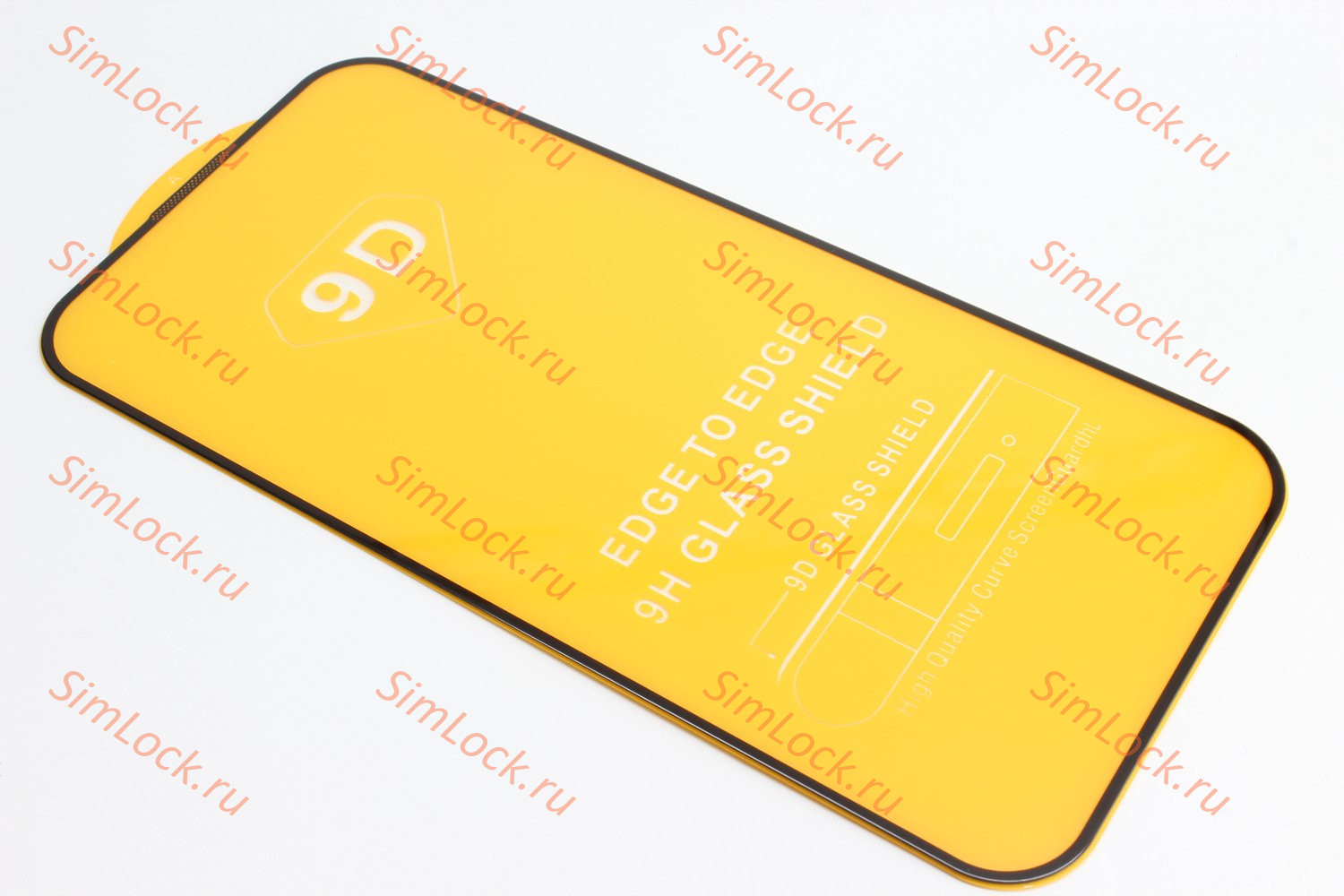 Защитное стекло iPhone 15, черное