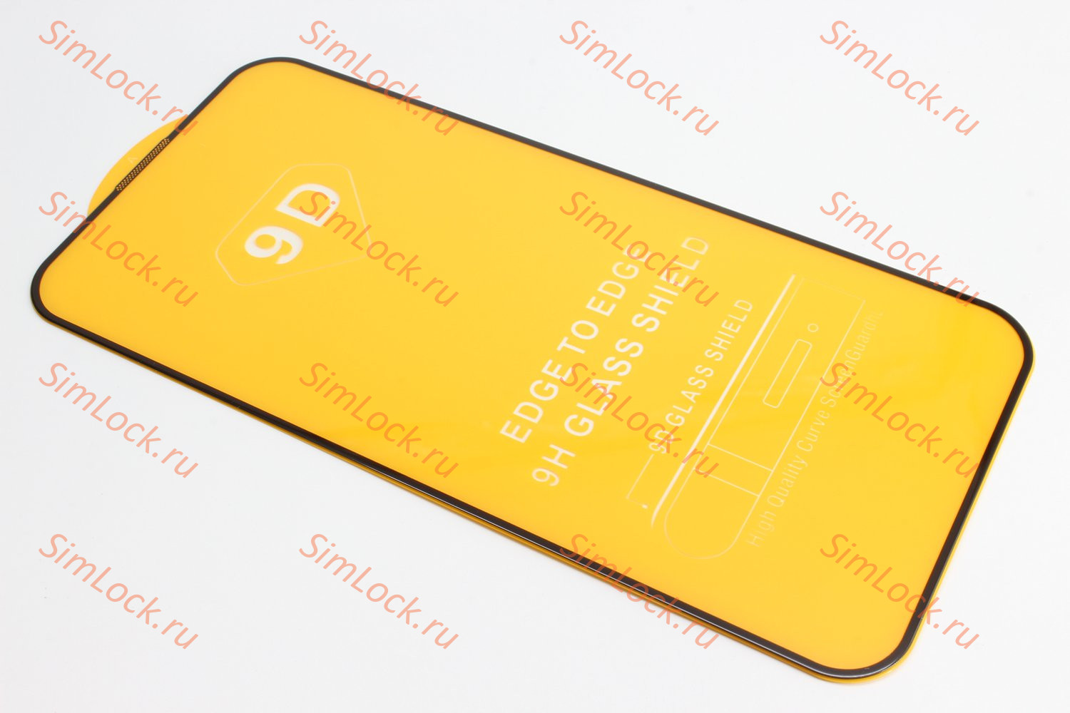 Защитное стекло iPhone 15 Plus, черное