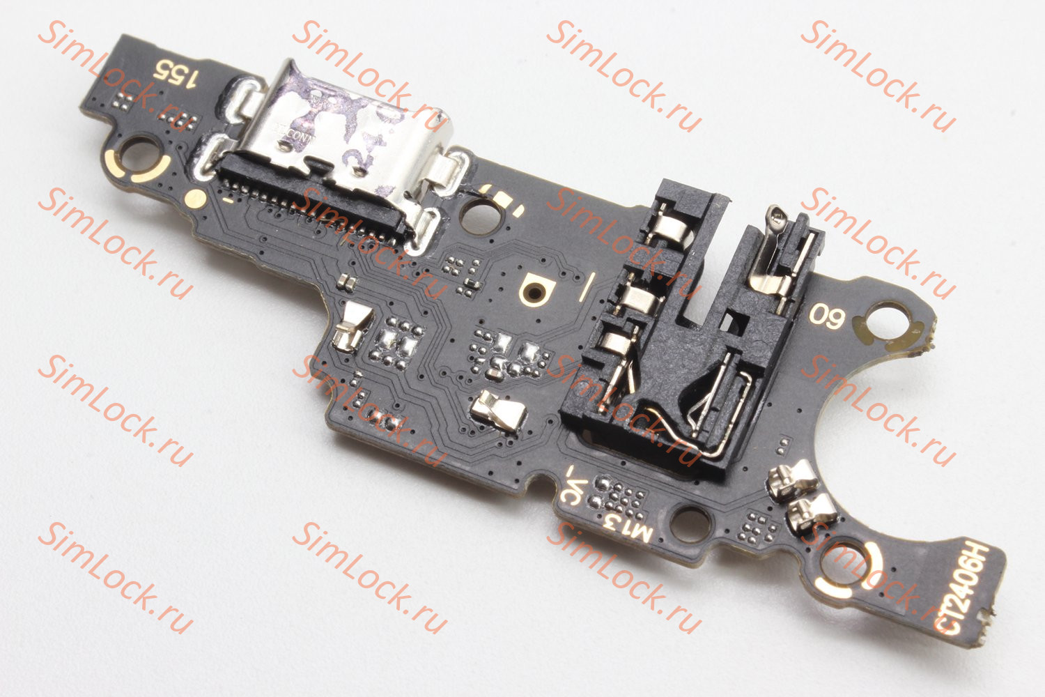 Нижняя плата (шлейф) Honor X7b (CLK-LX1) с разъемом зарядки, К-3