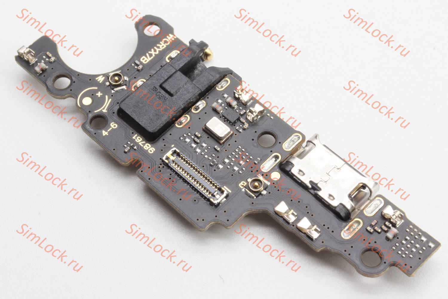 Нижняя плата (шлейф) Honor X7b (CLK-LX1) с разъемом зарядки, К-3