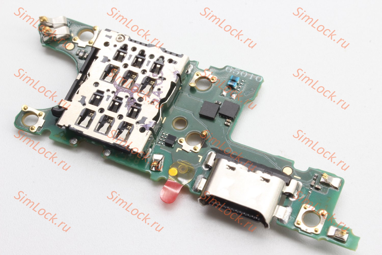 Нижняя плата (шлейф) Honor X9b (ALI-NX1) с разъемом зарядки и считывателем SIM, К-1