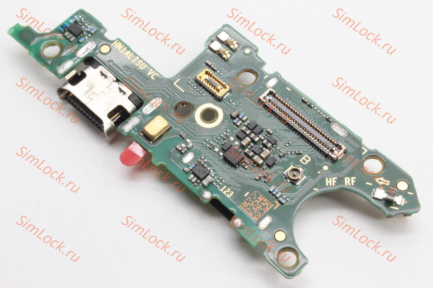 Нижняя плата (шлейф) Honor X9b (ALI-NX1) с разъемом зарядки и считывателем SIM, К-1