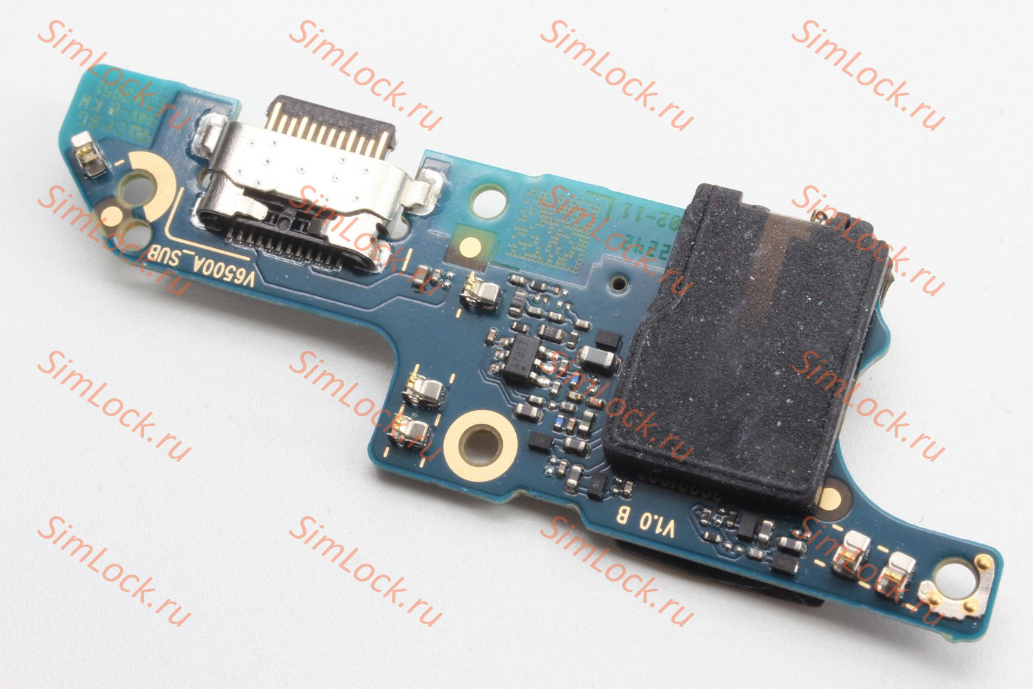 Нижняя плата (шлейф) Infinix Smart 7+ Plus (X6517) с разъемом зарядки, оригинал