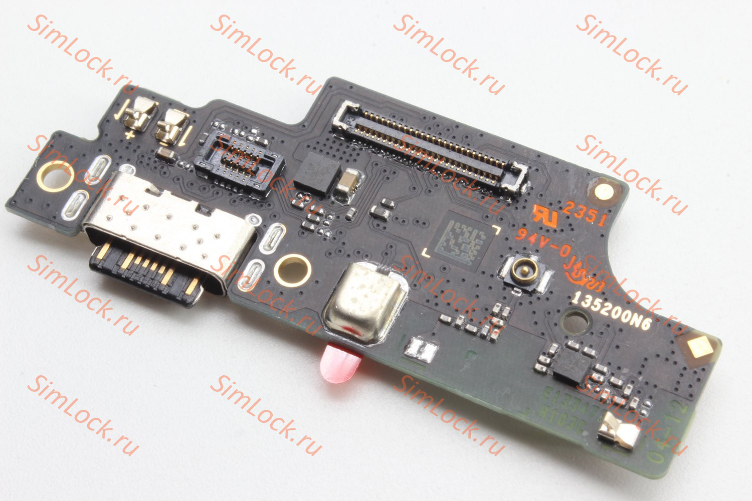 Нижняя плата (шлейф) Xiaomi Redmi Note 13 Pro 4G, Poco M6 Pro 4G с разъемом зарядки, оригинал