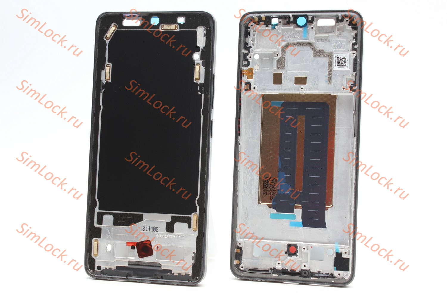 Рамка дисплея Xiaomi Poco X6 Pro 5G, черный, оригинал