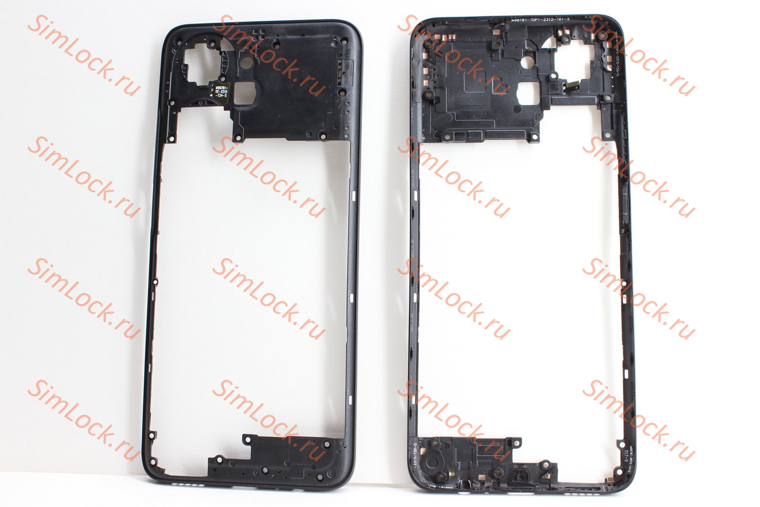 Средняя часть корпуса Honor X7a (RKY-LX1), черный, К-1