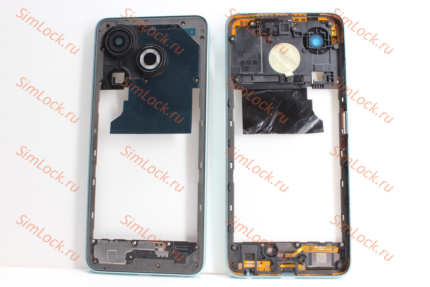 Средняя часть корпуса Infinix Smart 8 (X6525), зеленый, оригинал