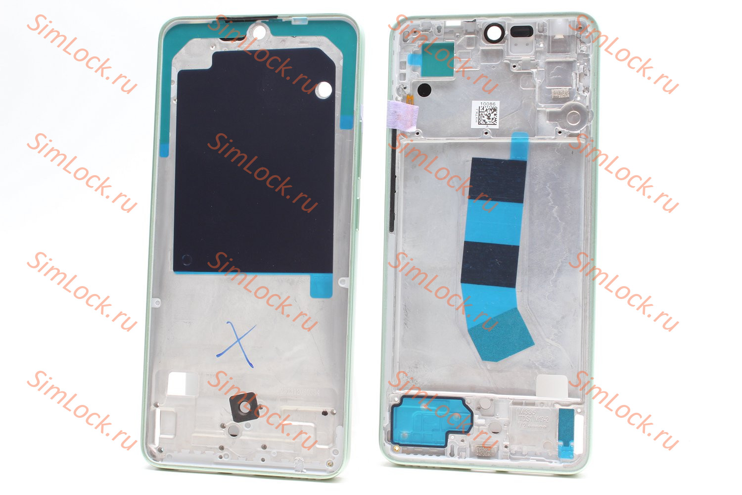 Рамка дисплея Xiaomi Redmi Note 13 4G (23124RA7EO), зеленый, К-1