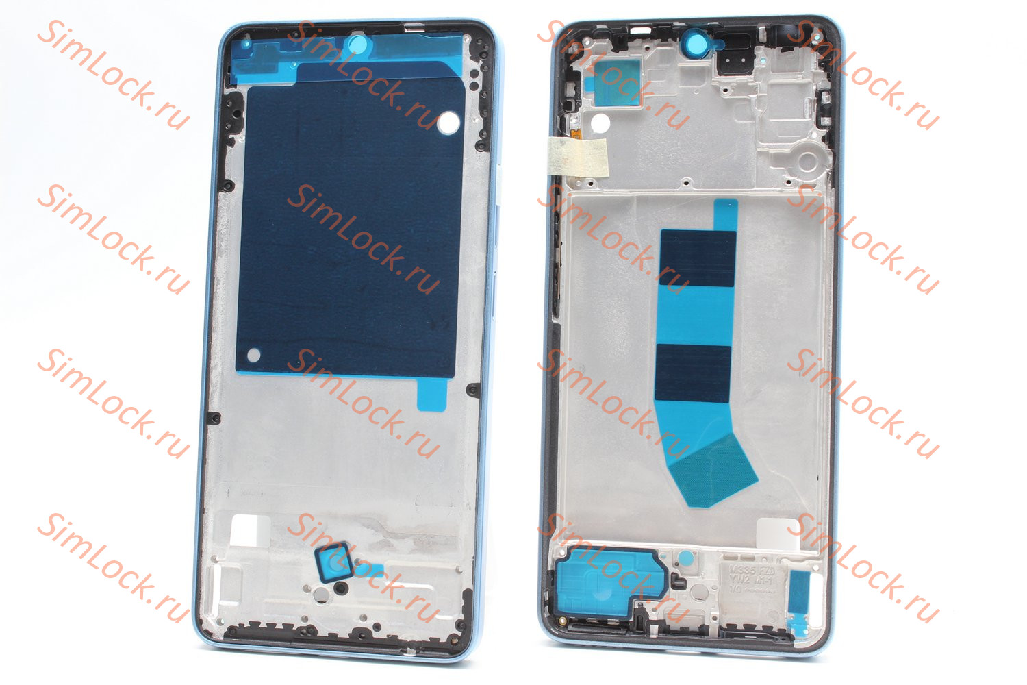 Рамка дисплея Xiaomi Redmi Note 13 4G (23124RA7EO), голубой, К-1