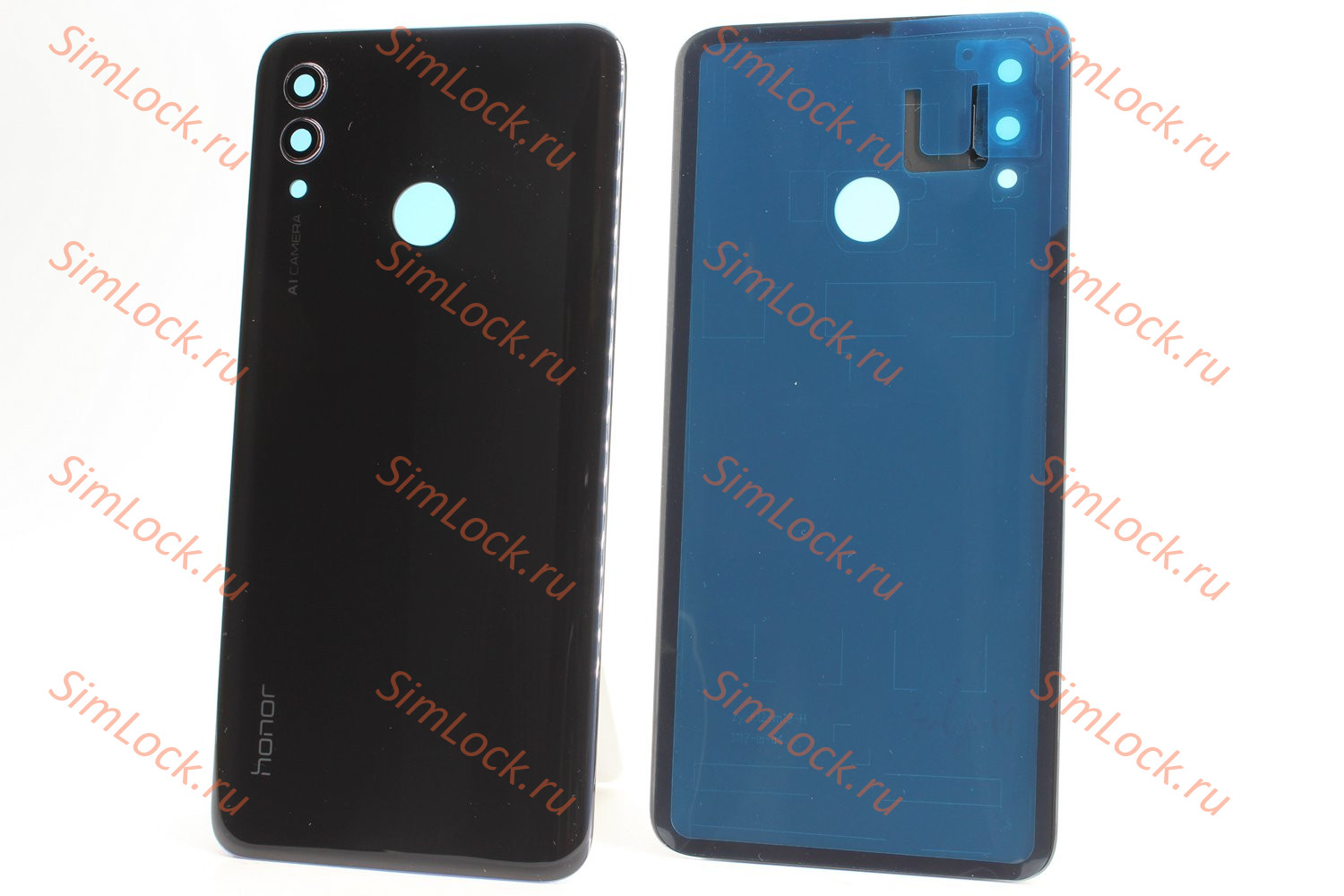 Задняя крышка Honor 10 Lite (HRY-LX1), со стеклом камеры, черный, К-1