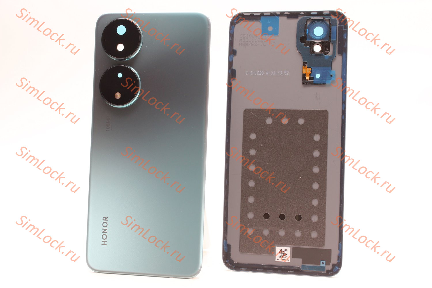 Задняя крышка Honor X7b (CLK-LX1) со стеклом камеры, зеленый, оригинал