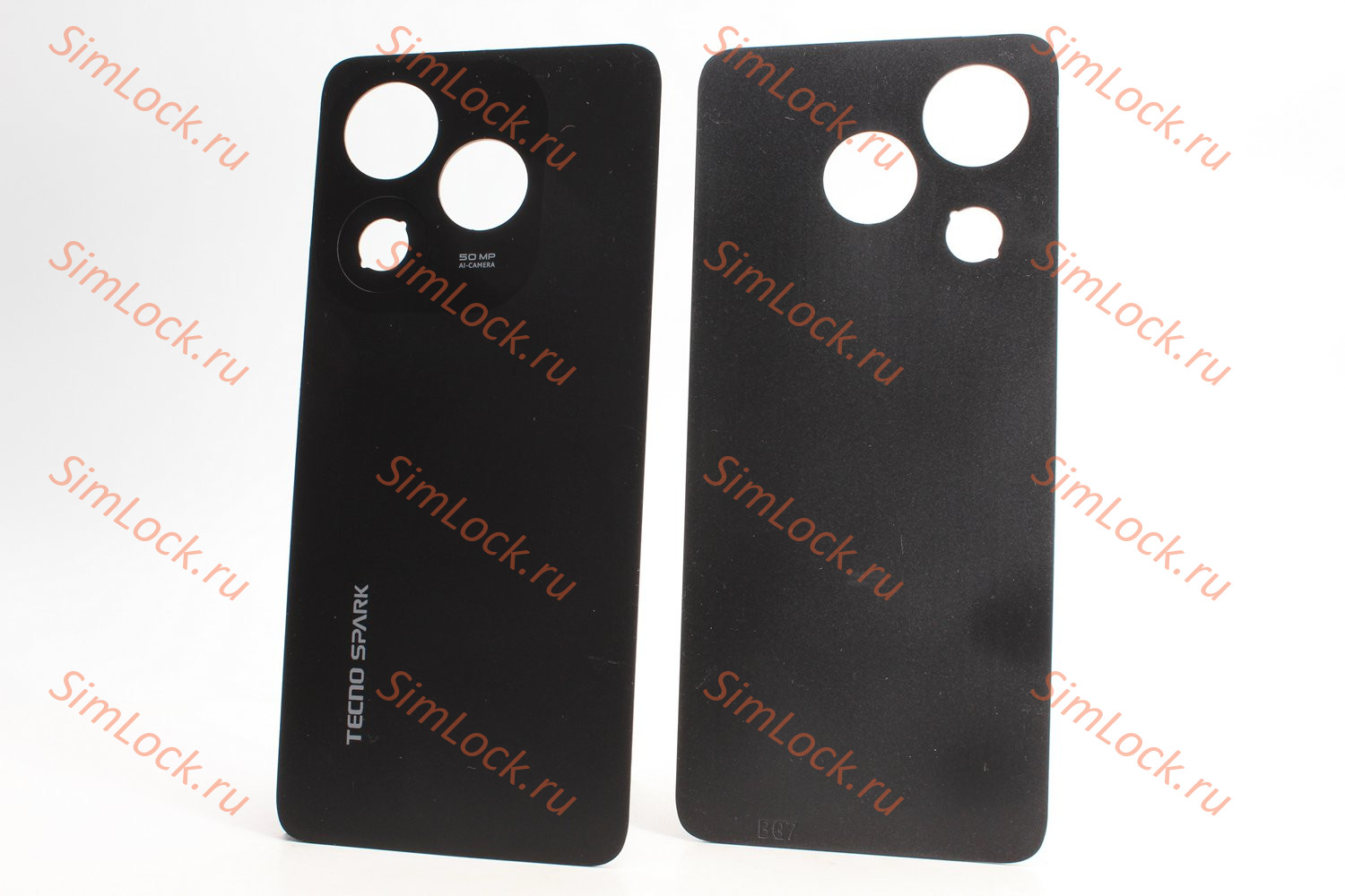 Задняя крышка Tecno Spark 20C (BG7n), черный, К-2