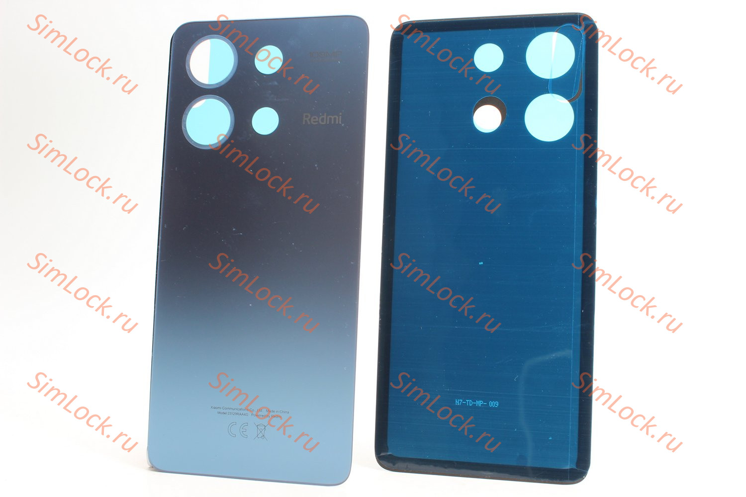 Задняя крышка Xiaomi Redmi Note 13 4G (23124RA7EO), голубой, К-1