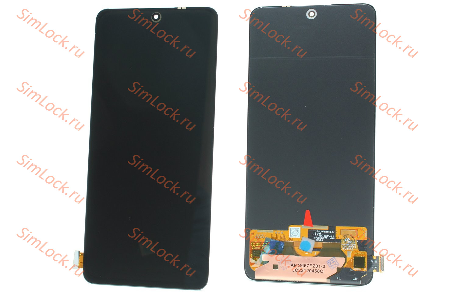 Дисплей Xiaomi Redmi Note 13 4G, Note 14 4G (23124RA7EO, 24117RN76O), оригинальная AMOLED матрица AMS667FZ01-0, К-1