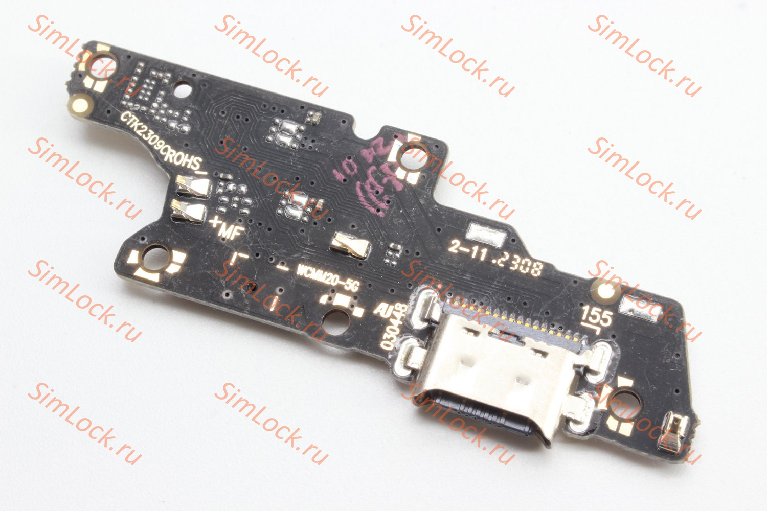 Нижняя плата (шлейф) Huawei Nova 11i (MAO-LX9N) с разъемом зарядки, К-3