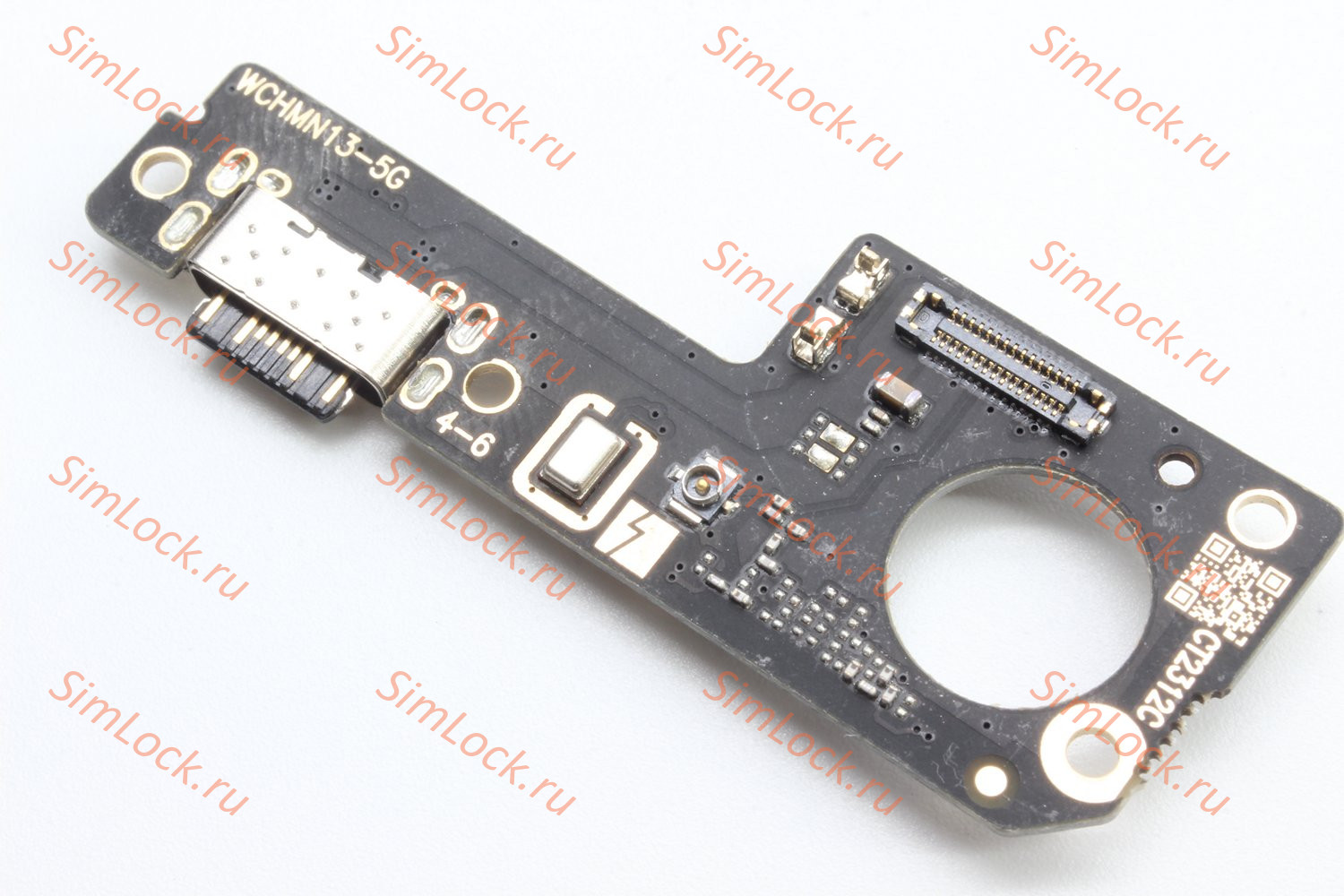 Нижняя плата (шлейф) Xiaomi Redmi Note 13 5G, Poco X6 Neo 5G, с разъемом зарядки, К-3