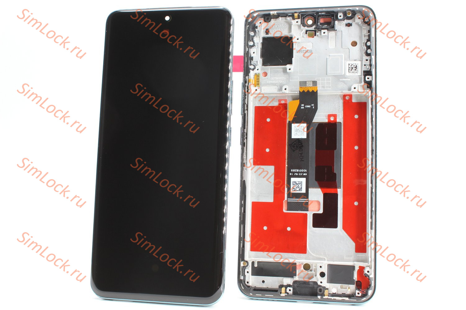 Дисплей Honor 90 (REA-NX9), OLED, в зеленой рамке, оригинал