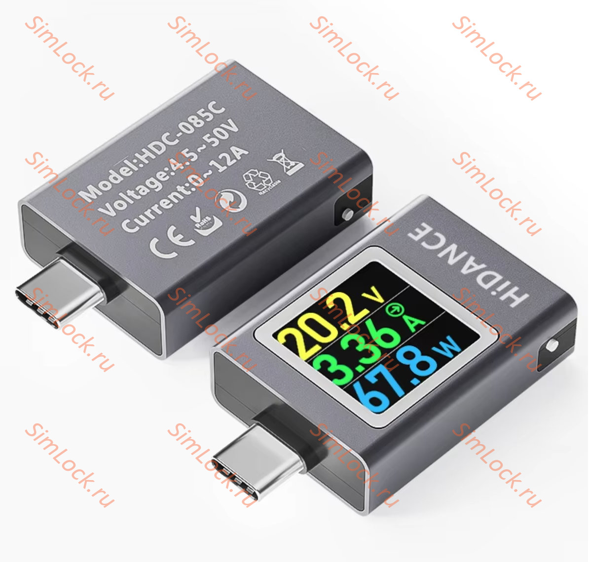 USB тестер Atorch (HiDance) HDC-085C, серый