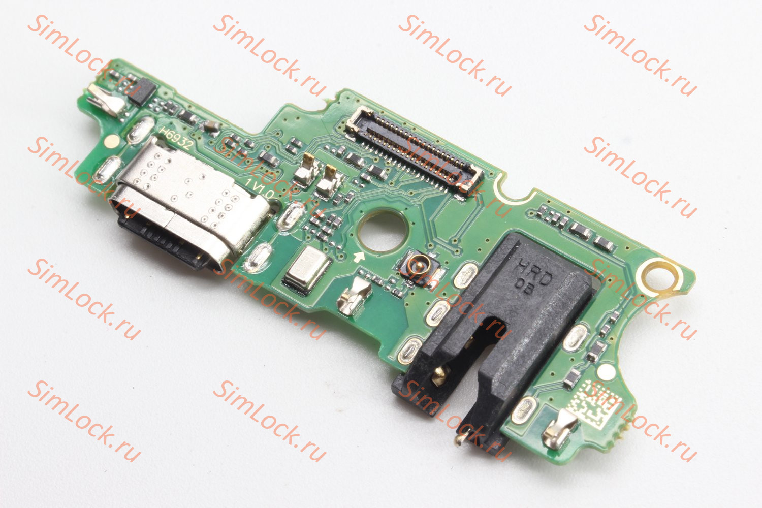 Нижняя плата (шлейф) Infinix Hot 40 (X6836), Hot 40 Pro (X6837), Tecno Spark 20 Pro (KJ6) с разъемом зарядки, К-1