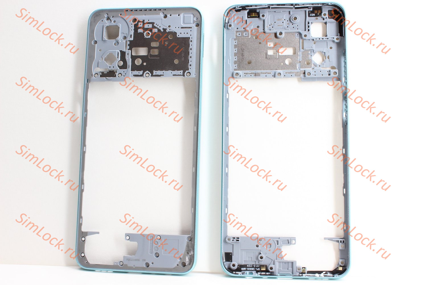 Средняя часть корпуса Oppo A78 4G (CPH2565), зеленый, К-1