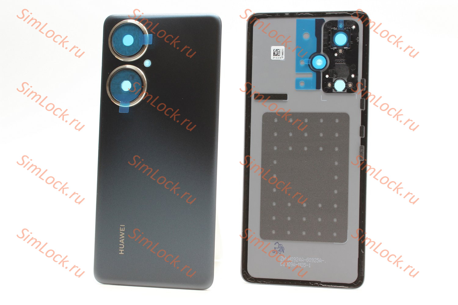 Задняя крышка Huawei Nova 11i (MAO-LX9N), со стеклом камеры, черный, оригинал